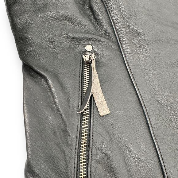 Harley Davidson Black Leather Stud Motorcycle Jacket Coat Womens Size XS - Picture 16 of 16